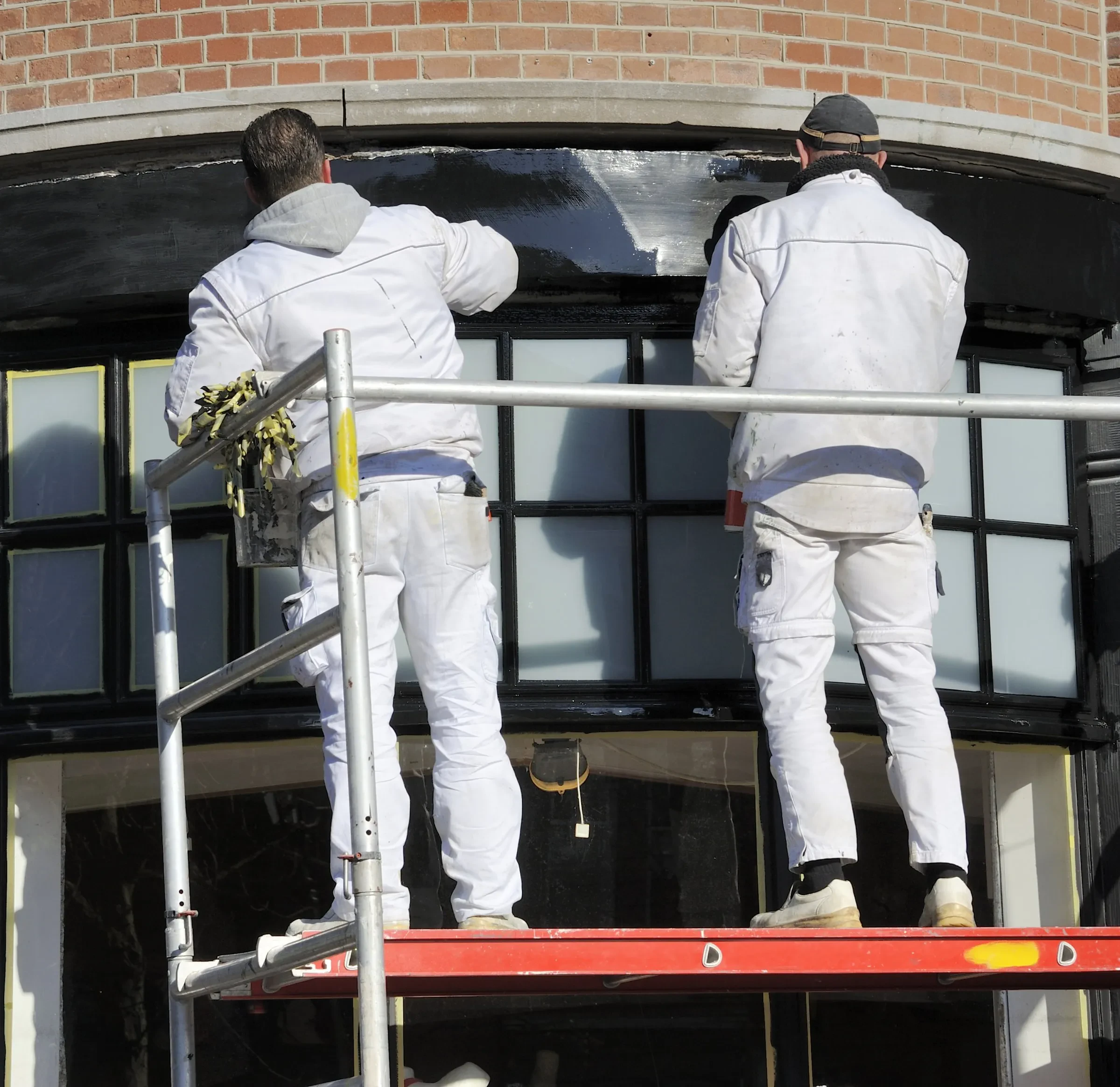 A commercial building painted by Innovation Painting & Remodeling.